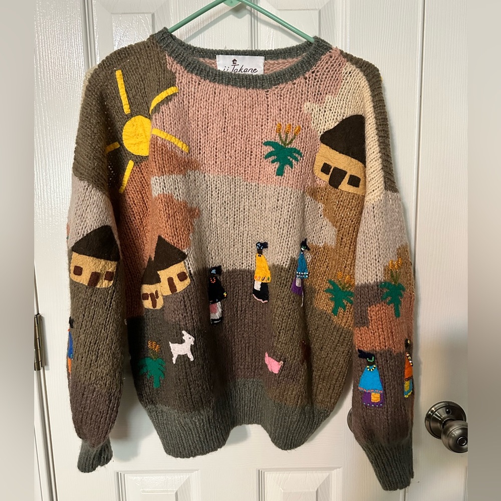 Vintage handmade South African sweater